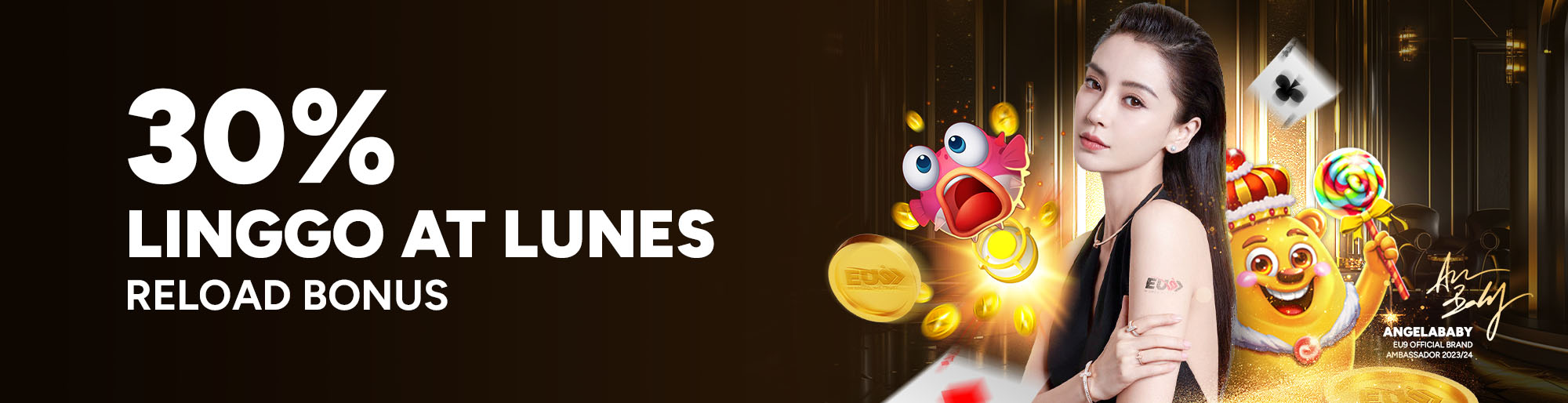 30% LINGGO at LUNES RELOAD BONUS